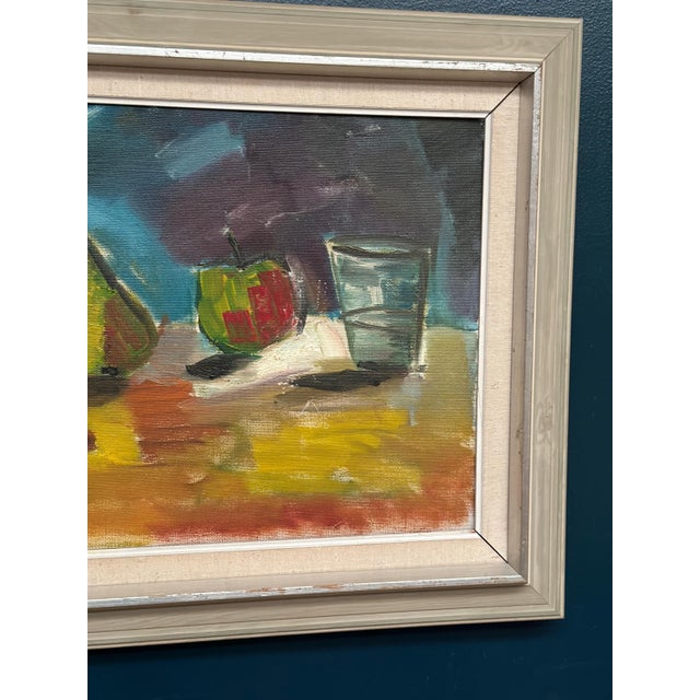 Louis Zelig, Fruit, 1960s, Oil on Canvas, Framed 72 × 55 Cm For Sale - Image 4 of 18