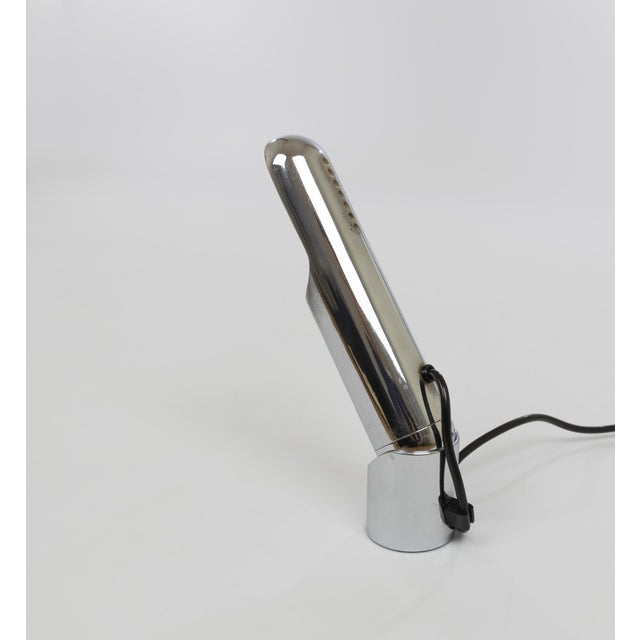 Silver Gecko Table Lamp by Gianfranco Frattini for Leuka, 1970s For Sale - Image 8 of 10