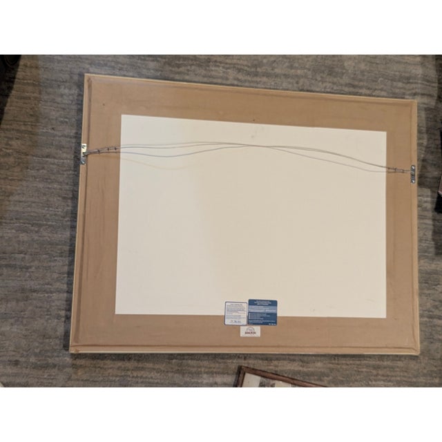 Coastal 1980s Original Watercolor by Peggy Chun "Spirit of the Paddles" - Hawaiian Canoe (Wa'a) and Paddles (Hoe) For Sale - Image 3 of 6