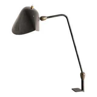 French Mid Century Agrafée Clip Desk Lamp by Serge Mouille for Steph Simon France, 1950s For Sale