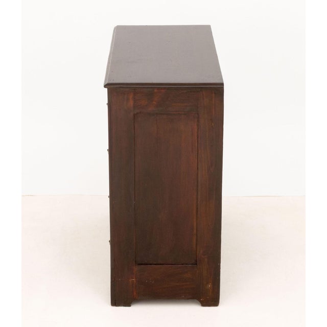Late 20th Century Chippendale Style Mahogany Chest of Drawers For Sale - Image 5 of 6