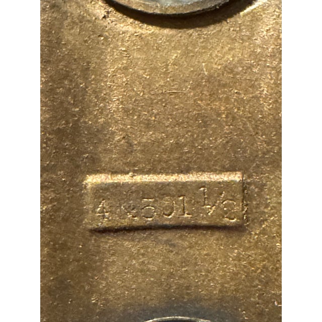 Yale & Towne Manufacturing Co. Victorian Yale & Towne Y&t Backplates Canopy & Hinges Architectural Hardware Lot For Sale - Image 4 of 12