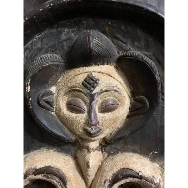 African Art Tribal Art Large Door From Punu Tribe Gabon For Sale - Image 9 of 11