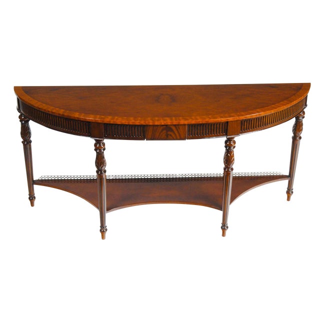 Niagara Furniture Long Mahogany Console For Sale