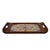 Wood Mid-Century Inlaid Wood and Butterfly Wing Tray, Brazil 1950s For Sale - Image 7 of 8