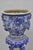 Renaissance Antique German Westerwald Salt Glaze Stoneware Cobalt Blue Jardiniere & Pedestal For Sale - Image 3 of 18