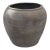 Ext. Large Antique Weathered Matt Dark Gray Pottery For Sale