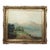 Large Antique Landscape Oil Painting in an Ornate Gold Frame From the 19th Century For Sale