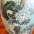 Wood Large Japanese Celadon Blue and Gilt Peacock Vase Adapted Into a Lamp For Sale - Image 7 of 16
