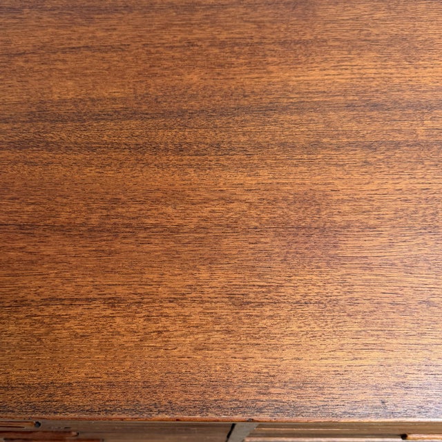 Mid 20th Century Danish Modern Teak 6 Drawer Low Dresser, Circa 1960s For Sale - Image 5 of 8