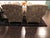 Beautiful matching pair of authentic Henredon upholstered lounge/accent chairs in excellent condition. These are...