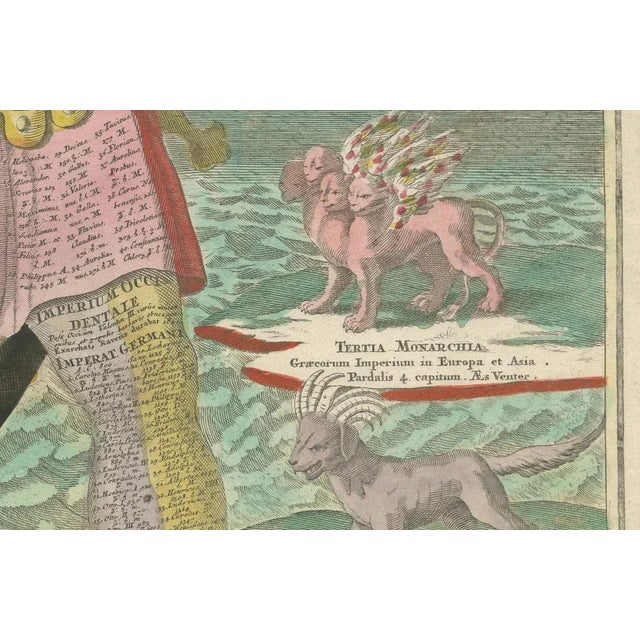 Mid 18th Century Colossus Depicting King Nebuchadnezzar's Dream, 1740, Engraving For Sale - Image 5 of 7