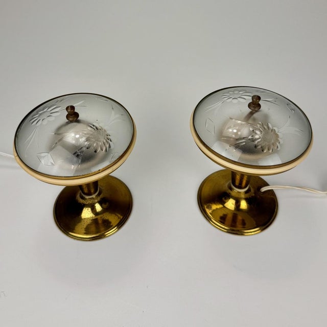 Mid-Century Modern Small Table Lamps by Pietro Chiesa, 1950s, Set of 2 For Sale - Image 3 of 7