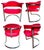 Armchairs by Vittorio Introini for Mario Sabot, 1970s, Set of 4 For Sale - Image 10 of 10