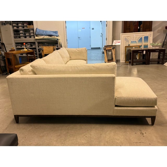 Massoud Furniture Vesper 20 Series Sectional Sofa + Chaise For Sale - Image 10 of 12