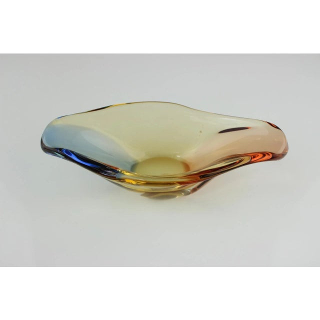 Mid-Century Glass Bowl by Josef Hospodka, 1960s For Sale - Image 4 of 8