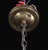 Metal Vintage Art Deco Scalloped Enclosed Pendant Light For Sale - Image 7 of 8