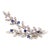 Vintage Tiffany & Co. Platinum Diamond Sapphire Flower Pin Brooch For Sale