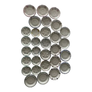 Late 20th Century Sets of French Tip Trays- 30 Pieces