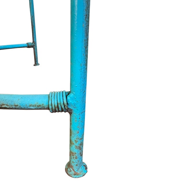 Mid-Century Modern Italian Mid 20th Century Wrought Iron Patio Chairs, Attributed to Salterini - A Pair For Sale - Image 3 of 11