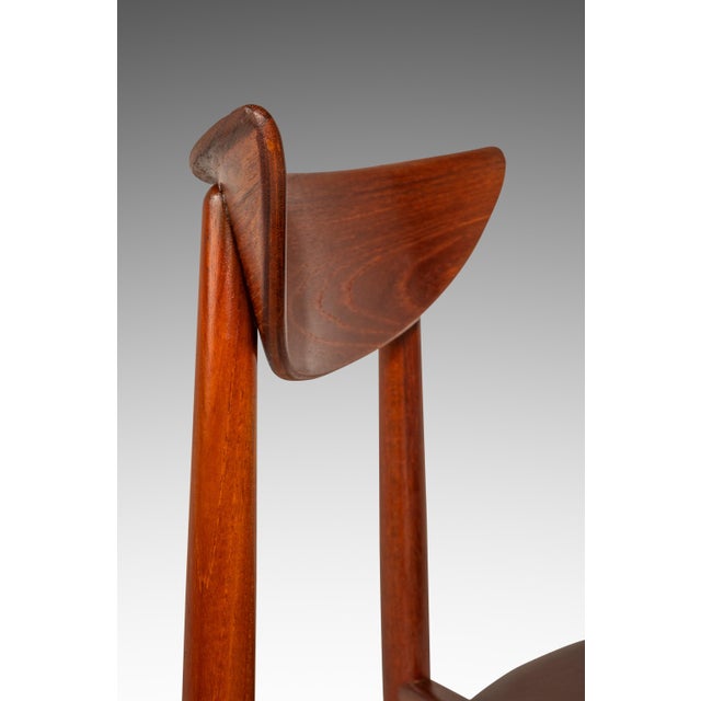 Rare Set of Six (6) Danish Mid-Century Modern Model 58 Dining Chairs in Teak by Harry Østergaard for Randers Møbelfabrik, Denmark, C. 1960s For Sale - Image 18 of 18