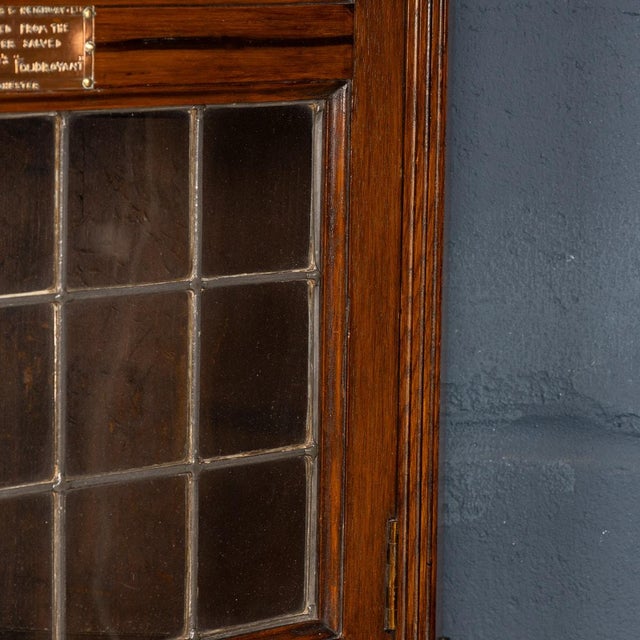 19th Century Timber Corner Cabinet in Oak from HMS Foudroyant, Lord Nelsons Flagship, 1897 For Sale - Image 11 of 18