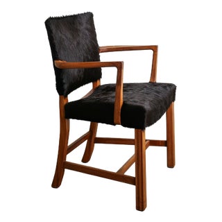 Early Mid-Century Modern Danish Red Wooden Model 3758A Chair by Kaare Klint for Rud Rasmussen, 1930s For Sale