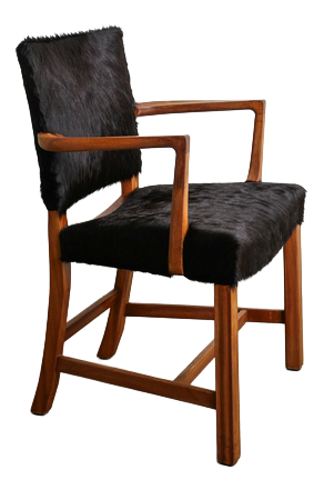 Early Mid-Century Modern Danish Red Wooden Model 3758A Chair by Kaare Klint for Rud Rasmussen, 1930s