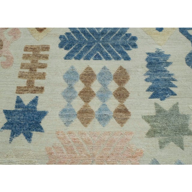 Turkish Kilim Oriental Handmade Flatweave 10'8" x 13'7" #18612 For Sale In Houston - Image 6 of 8