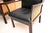 Vintage Danish Leather and Cane Chairs by Illum Wikkelso for CFC Silkeborg, 1960, Set of 2 For Sale - Image 10 of 11