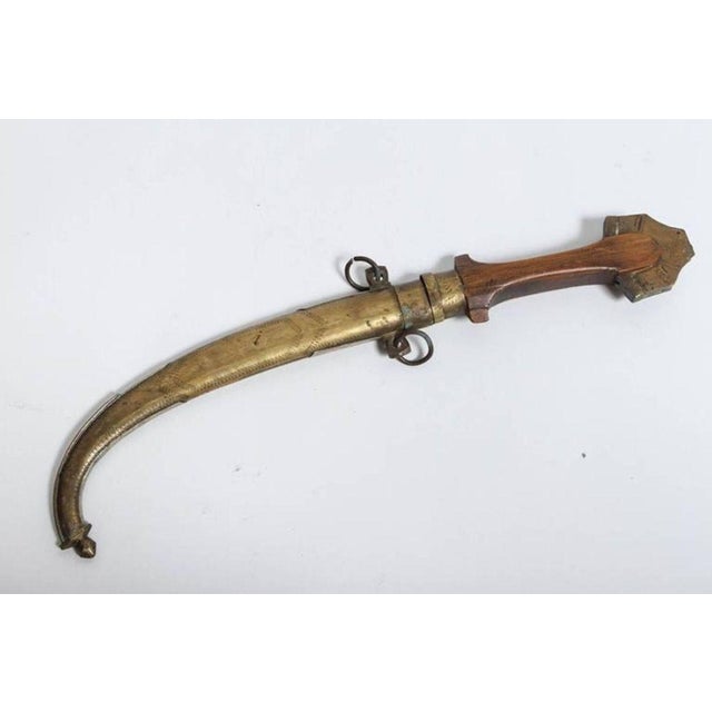Late 19th Century Moroccan Berber Khanjar Dagger With Sheath For Sale - Image 5 of 18