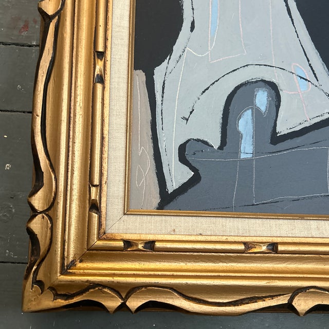 Abstract Contemporary Original Abstract Painting by Stephen Heigh “Night Movement” For Sale - Image 3 of 5