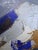 Mid-Century Modern 'Blue Echoes' Vintage Original Abstract Oil Painting by Swedish Artist Hans Osswald (1919-1983), Framed For Sale - Image 13 of 15
