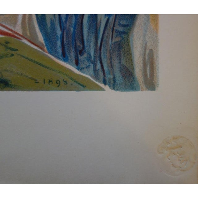 Louis Welden Hawkins, Readers, 1897, Lithograph For Sale - Image 3 of 6