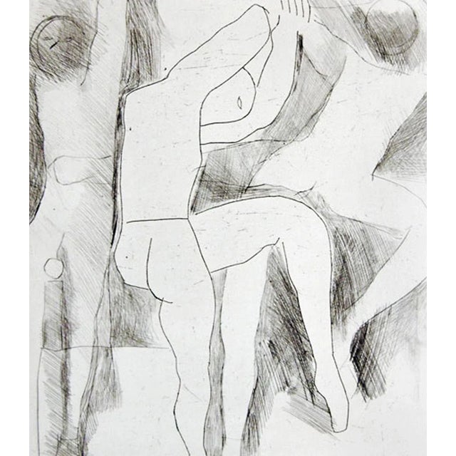 Jugglers IV - Original Etching by Marino Marini - 1951 1951 For Sale - Image 3 of 4