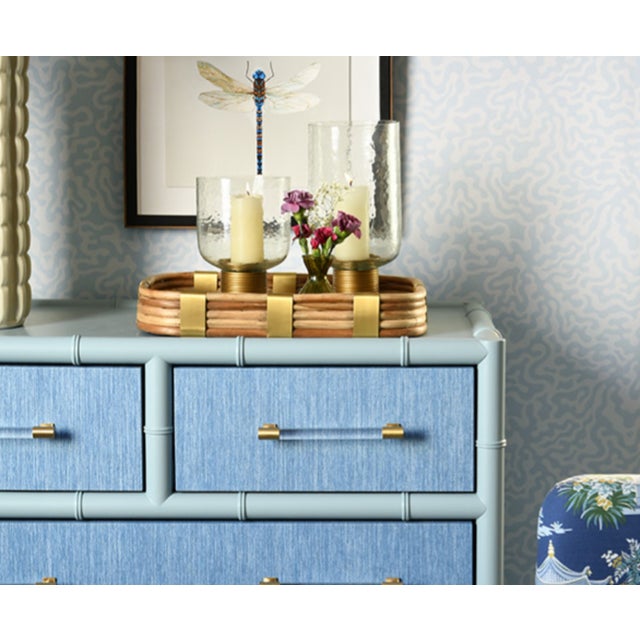 New special order item. Not vintage. SMALL CLEAR GLASS CANDLE VOTIVE WITH RIBBED BRASS BASE 9.25"H x 6"DIA Width:6.00"...