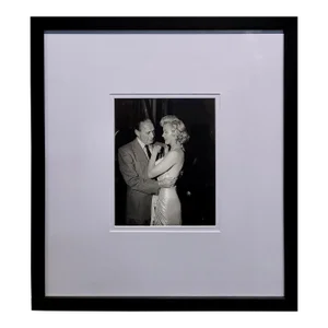 Marilyn Monroe With Jack Benny -Rare 1950s Photograph by Darlene Hammond