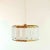 Stunning Scandinavian mid-century modern glass & brass ceiling light/pendant by Wiktor Berndt for Flygsfors (Sweden,...