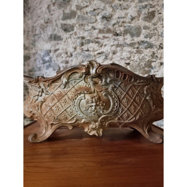Antique French Cast Iron Jardinière, Charleville, Late 19th Century For Sale - Image 5 of 11