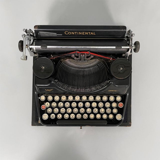 Metal German Art Deco Typewriter from Wanderer-Werke A.G. Chemnitz, 1930s For Sale - Image 7 of 18