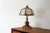 Wood Wooden Table & Glass Lamp from Asmuth Leuchten For Sale - Image 7 of 7