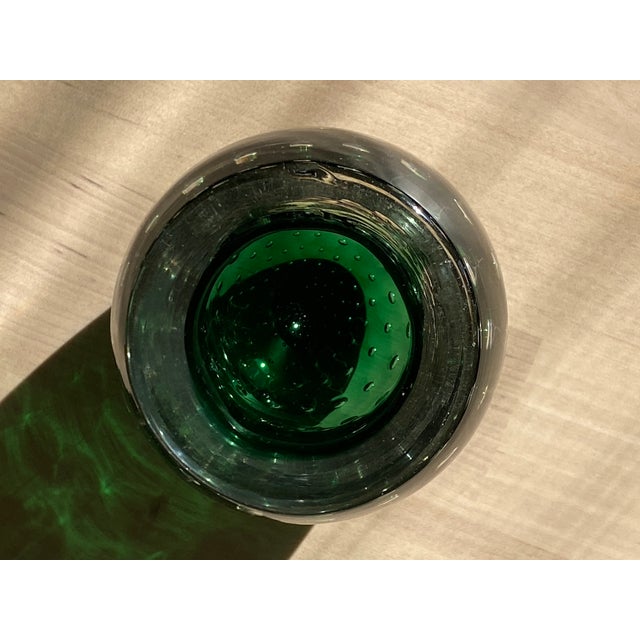 MidCentury Green Murano Glass Toothpick Holder Chairish
