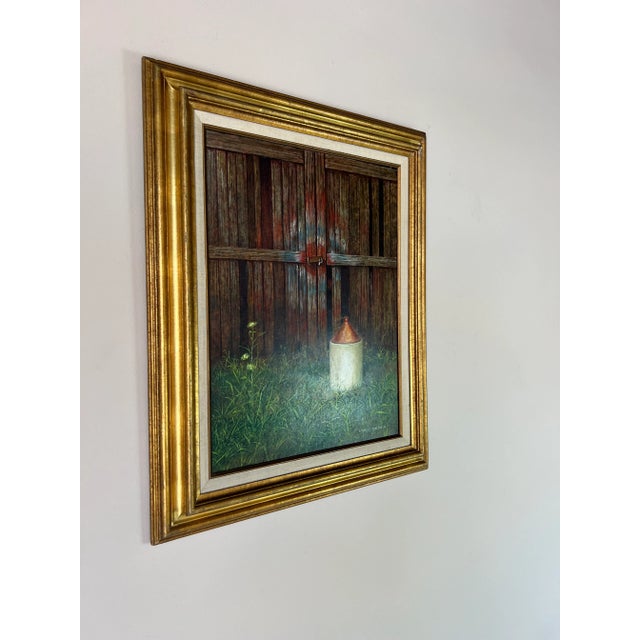 For your consideration we are presenting for sale this fantastic Vintage impressionist oil painting on Masonite by listed...