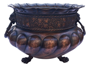 Antique Copper Planter from GG Leykauf Nuremberg, 1890s