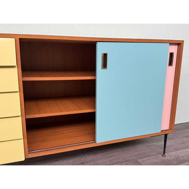 Metal Vintage Italian Sideboard, 1960s For Sale - Image 7 of 17