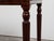 Brown English 19th Century Mahogany Table with Compartment, Drawer and Reeded Legs For Sale - Image 8 of 12