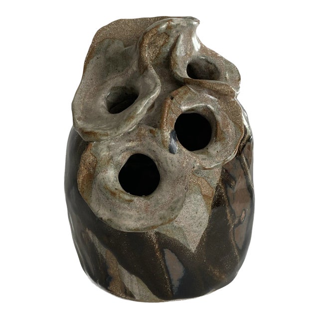 Studio Art Pottery Vase For Sale