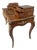 Antique 19th Century Burr Walnut Leather Top Desk For Sale