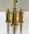 Vintage Chapman Three Pillar Brass and Lucite Table Lamp For Sale In Kansas City - Image 6 of 8
