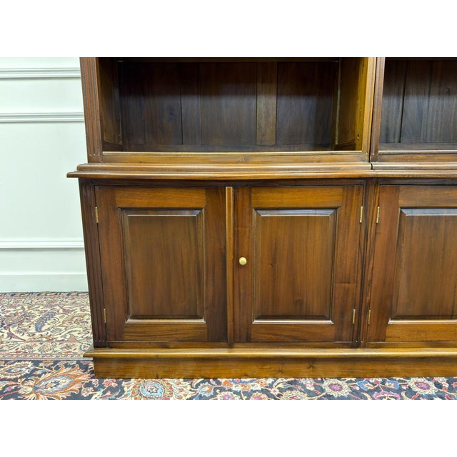 English Semi Open Bookcase For Sale - Image 11 of 14